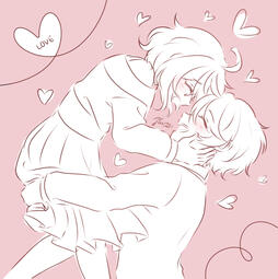 being carried.. i really like this one.